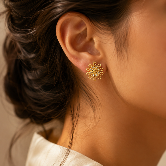 Noor Gold 24K styled with evening wear