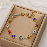 Ravnoir Nazar Bracelet - signature blue Nazar eye on an adjustable chain
