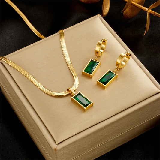 Valenza Necklace &amp; Earring Set