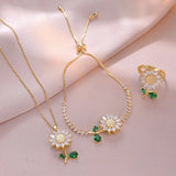 Fiore d'Oro Set necklace, bracelet, and ring